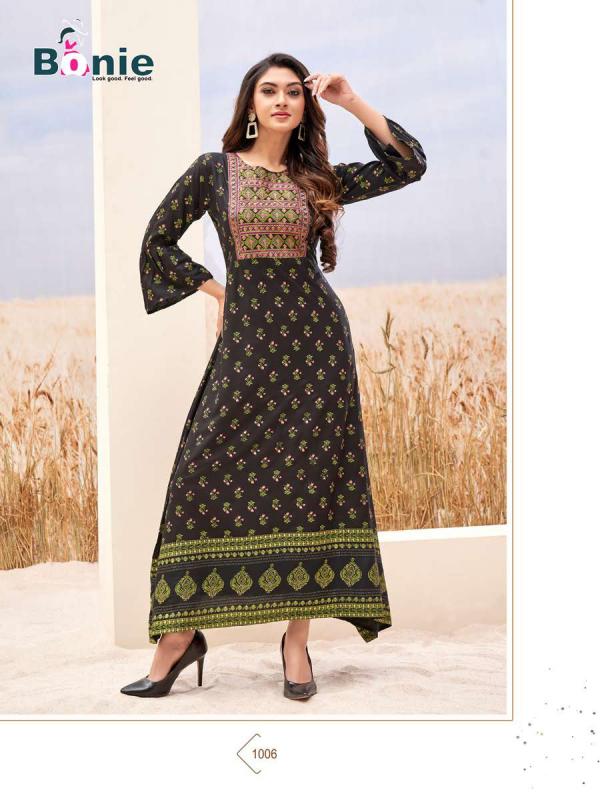 Bonie Srivali Fancy Rayon Long Kurti 